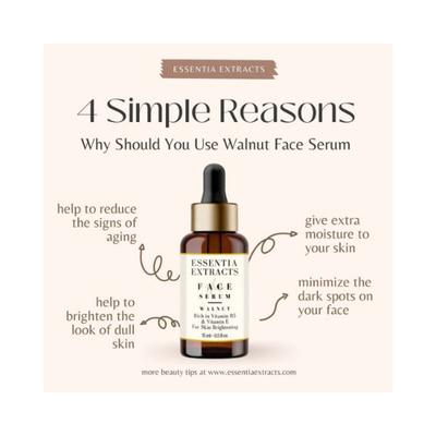 Essentia Extracts Combo of Almond & Walnut Skin Brigening Facial Serum 30 ml - Face Moisturizers