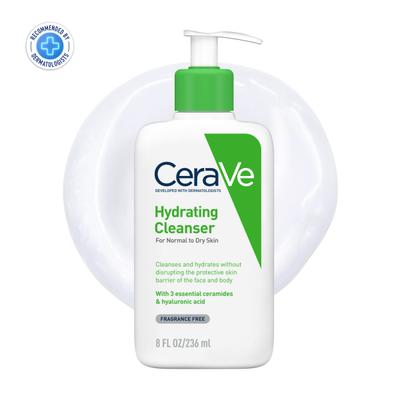 CeraVe Hydrating Cleanser For Normal To Dry Skin 236 ml - Face Wash & Cleansers