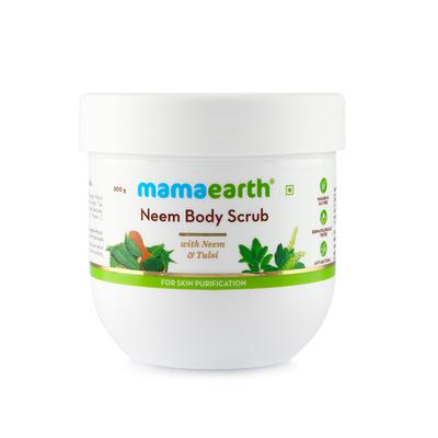 Mamaearth Neem Body Scrub 200 gm - Scrubs & Exfoliants