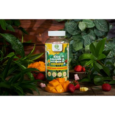 Qaadu Kids Calcium & Vitamin D Gummies 60's - Multi-Vitamins
