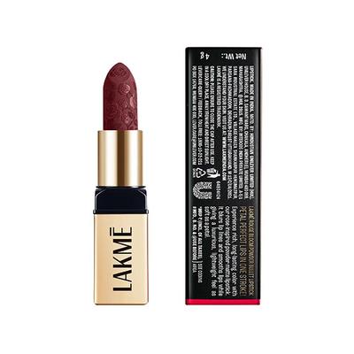 Lakme Rouge Bloom Powder Matte Bullet Plum Garden-208 4 gm - Lipsticks