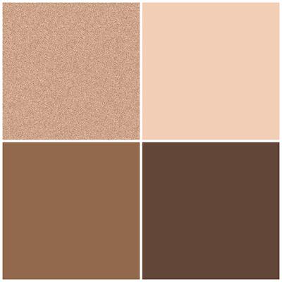 Matt Look Show it off Contour & Highlighter Combo Palette, All-In-1 Face Makeup Kit, Latte-03 18 gm - Contour