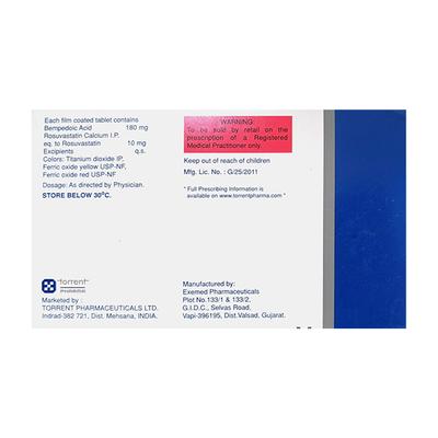 ROZUCOR B 10 Tablet 10's - High Cholesterol-Dys