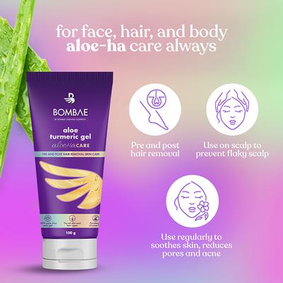Bombae Aloe Turmeric Gel 100 gm - Face Gels