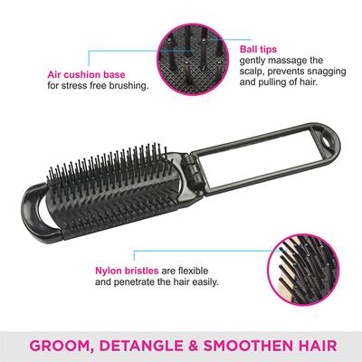 Vega Compact Fold Brush (R1 - FM) 48 gm - Hair Brushes
