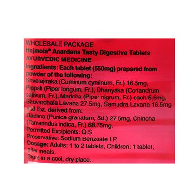 Dabur Hajmola Anardana Digestive Tablets 160's - Digestive Care