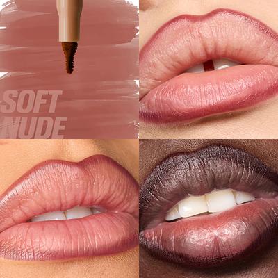 HUDA BEAUTY Lip Contour Stain Soft Nude 1 ml - Lip Stains & Tints