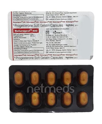 Naturogest 400mg Softgel 10'S - Hormonal Therapy-Oes