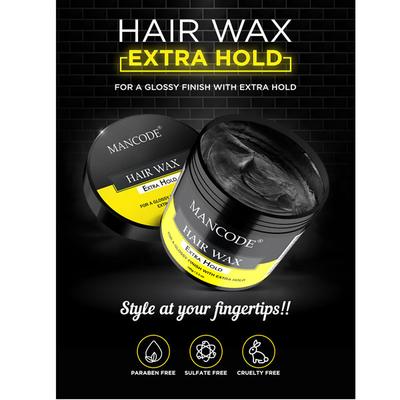 Mancode Extra Hold Hair Wax 100 gm - Hair Gels & Waxes