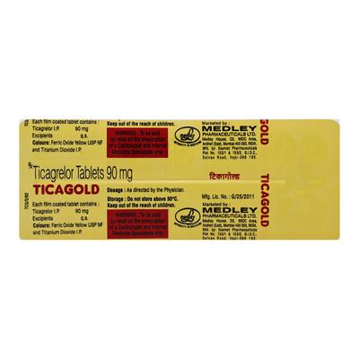 TICAGOLD Tablet 14's - Blood Clot-Ant