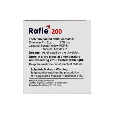 Rafle 200mg Tablet 10'S - Bacterial Infections-OAB