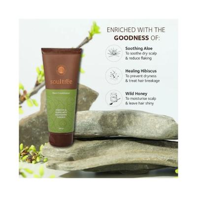 SoulTree Hair Conditioner - Hibiscus & Henna with Nourishing Shikakai 200 gm - Conditioners