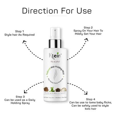 Ktein Natural Hair Holding Spray 100ml 1's - Hair Sprays & Mists