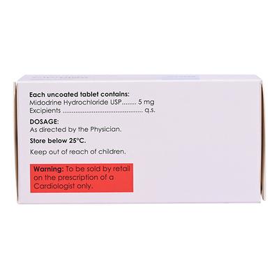 CIPMIDO 5mg Tablet 10's - Hypotension-Vas