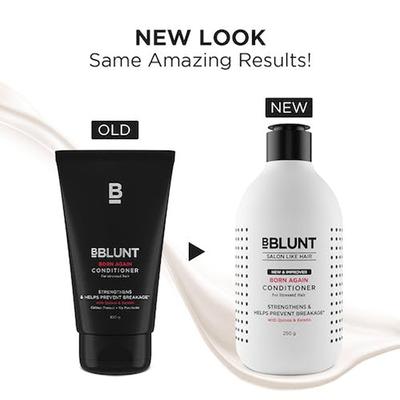BBlunt Born Again Conditioner with Quinoa and Keratin for Stressed Hair 250 gm - Conditioners