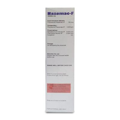 Nazomac F Nasal Spray 12ml - Nasal Congestion-Nas