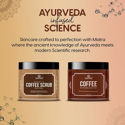 Matra Arabica Coffee Scrub for Face and Body for Tan Removal and Blackheads Exfoliating Scrub - All Skin Types 100 gm - Face Scrubs