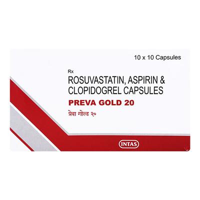 Preva Gold 20mg Capsule 10'S - Blood Clot-Ant