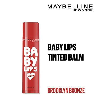 Maybelline New York Baby Lips SPF 11 Loves New York Lip Balm, Brooklyn Bronze 4gm - Lip Balms