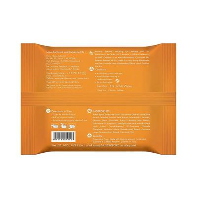 Clea Cleansing & Makeup Remover Wet Wipes (Haldi & Chandan) (8's Wipes/Pack) 1's - Make Up Removers
