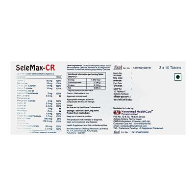 SELEMAX CR Tablet 10's - Supplements-Vam