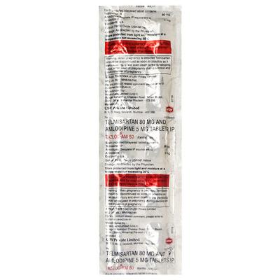 Tazloc AM 80mg Tablet 10'S - Hypertension-Ana