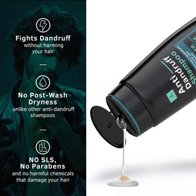 Ustraa Anti Dandruff Shampoo - Ginger & Tea Tree 250 ml - Shampoos