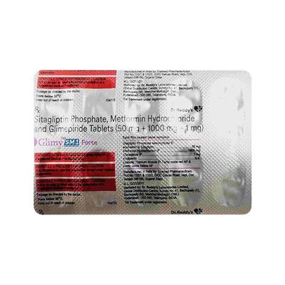 GLIMY SM FORTE 1 Tablet 10's - Diabetes-Ant