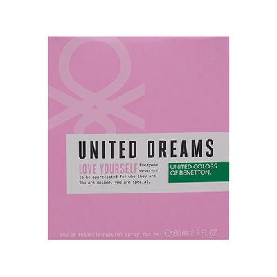 United Colors of Benetton United Dreams Love Yourself Eau de Toilette 80 ml - Women Perfumes (Edt/Edp)
