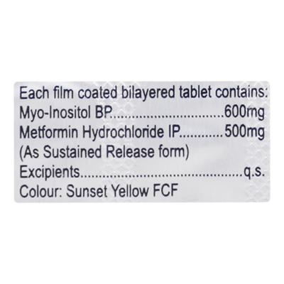 Cystop M 600mg Tablet 10'S - Diabetes-Ant