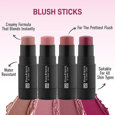 Star Struck by Sunny Leone Blush Stick Pretty In Pink 7 gm - Blushes