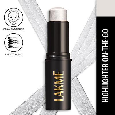 Lakme Facelift Multislayer Highlighter Stick-9 Silvershimmerbomb 13 gm - Highlighters & Illuminators