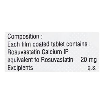 Revostat 20mg Tablet 10'S - High Cholesterol-Dys