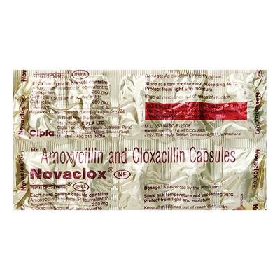 Novaclox 250mg/250mg Capsule 10'S - Bacterial Infections-Pen