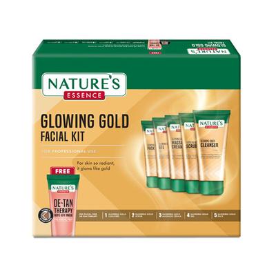 Nature's Essence Advanced Glowing Gold Facial Kit 500 gm - Facial Kits