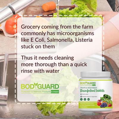 BodyGuard Fruits & Vegetables Disinfectant Tablet 50's - Others