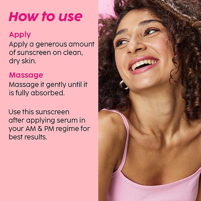 Plix The Plant Fix Spf 50 + Guavaglow Invisible Sunscreengel With Pa +++ 50 gm - Face Sunscreen