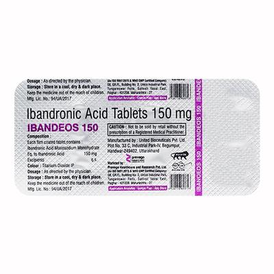 IBANDEOS 150 Tablet 1's - Osteoporosis-Age