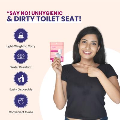 Mildcares Disposable Toilet Seat Covers 10's - Intimate Hygiene