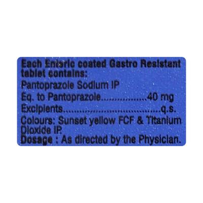 PANSIO 40 Tablet 15's - Ulcer/Reflux/Flatulence-Aaa