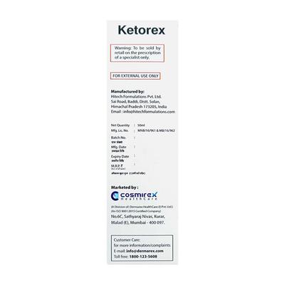 KETOREX Shampoo 50ml - Dandruff-TAA
