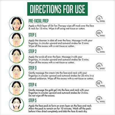 Nature's Essence Advanced Glowing Gold Facial Kit 500 gm - Facial Kits