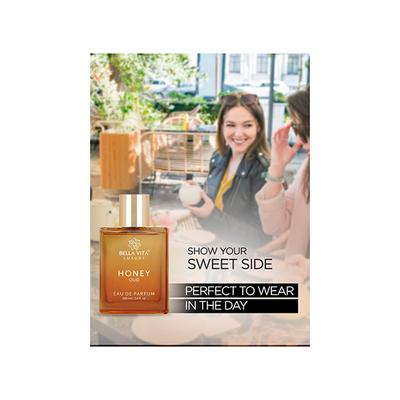 Bella Vita Organic Luxury Honey Oud Unisex Eau De Perfume 100 ml - Women Perfumes (Edt/Edp)