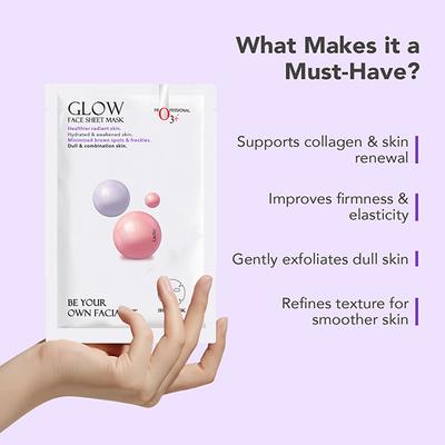 O3+ Facialist Glow Sheet Mask 30gm - Face Mask