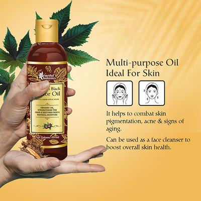 Oriental Botanics Jamaican Black Castor Oil with Comb Applicator 200 ml - Hair Oils
