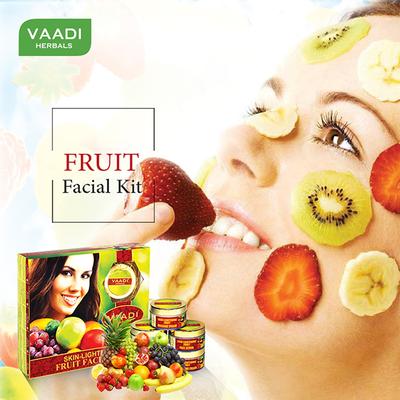Vaadi Herbals Skin-Lightening Fruit Facial Kit 270 gm - Facial Kits