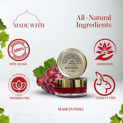 Luxuriate Red Wine Lip Balm 8 gm - Lip Balms