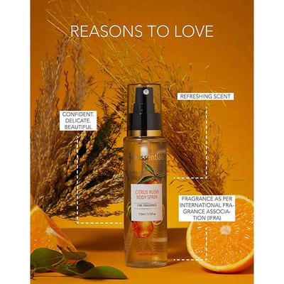 Fabessentials Citrus Rush Body Spray Fine Fragrance 110 ml - Body Mist/Spray