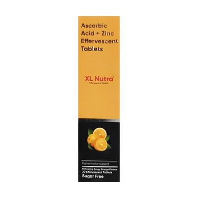 XL NUTRA SUGAR FREE REFRESHING TANGY ORANGE FLAVOUR Effervescent Tablet 20's - Supplements-Vic