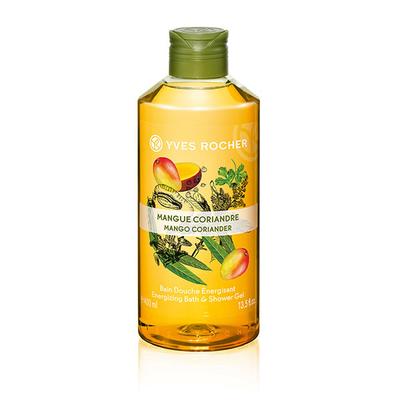 Yves Rocher Energizing Bath And Shower Gel Mango Coriander 400 ml - Shower Gels & Body Wash